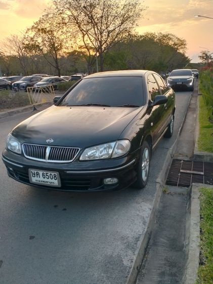 Nissan Sunny 2003 1.6 GL Neo Sedan เบนซิน ไม่ติดแก๊ส เกียร์อัตโนมัติ ดำ รูปที่ 3