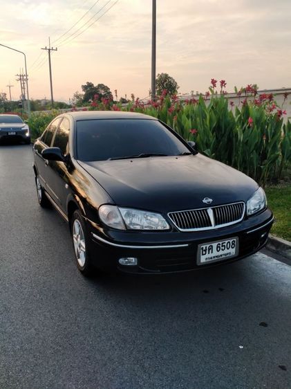 Nissan Sunny 2003 1.6 GL Neo Sedan เบนซิน ไม่ติดแก๊ส เกียร์อัตโนมัติ ดำ รูปที่ 2