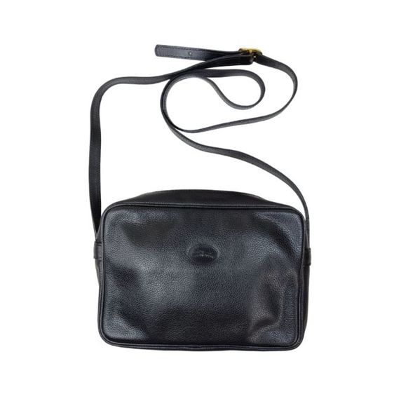 ไม่ระบุ ดำ หนังแท้ 🎈Longchamp Crossbody Vintage Bag🎈