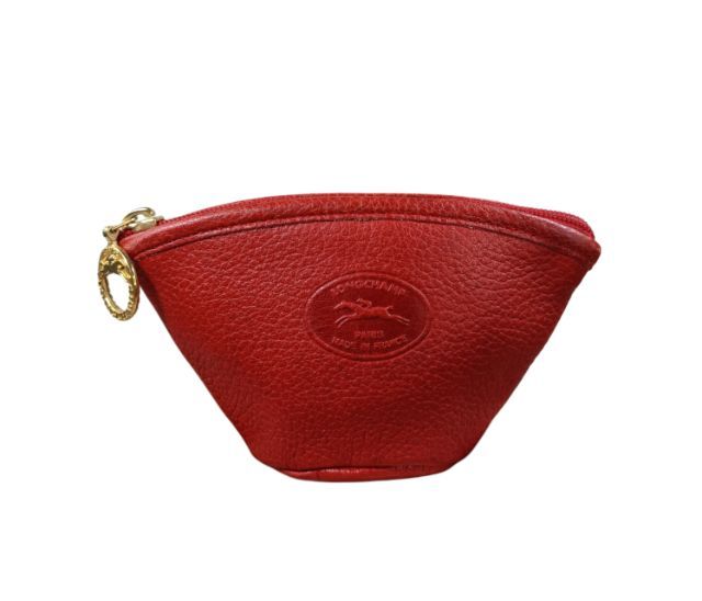 ไม่ระบุ แดง หนังแท้ อื่นๆ 🎈กระเป๋าใส่เหรียญ Longchamp Vintage🎈