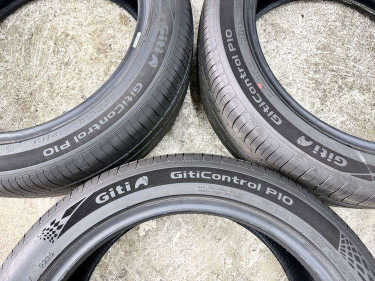 ยางถอดป้ายแดงขอบ 18” ยี่ห้อ GITI รุ่น GITICONTROL P10 ขนาด 235-45R18 ปี 26 ตุ่มหน้ายางยังอยู่ครบ