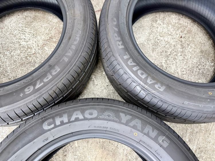 ยางถอดป้ายแดงขอบ 19” ยี่ห้อ CHAO YANG ขนาด 255-55R19 ปี 25 ตุ่มหน้ายางยังอยู่ครบ