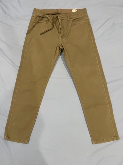 อื่นๆ กางเกง EU 34 เบจ ไม่มีแขน 🟤 UNIQLO Chino Pants – Khaki Minimal Fit (L)