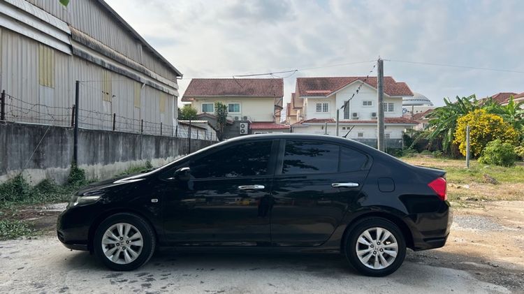 Honda City 2012 1.5 V CNG Sedan เบนซิน NGV เกียร์อัตโนมัติ ดำ รูปที่ 4