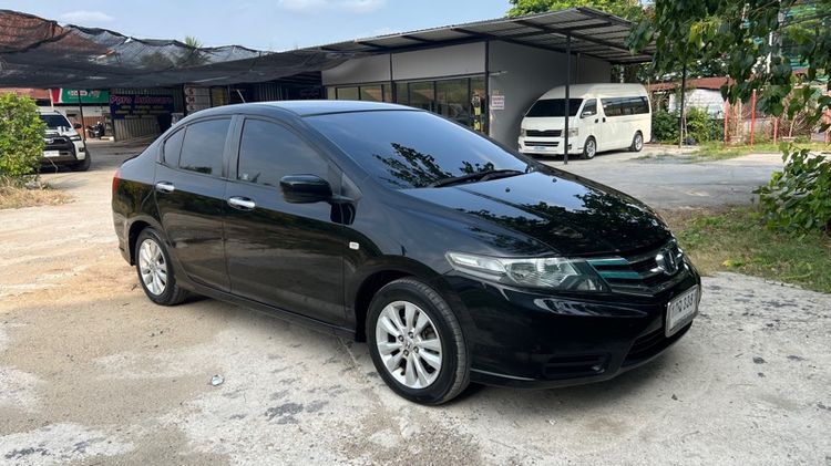 Honda City 2012 1.5 V CNG Sedan เบนซิน NGV เกียร์อัตโนมัติ ดำ