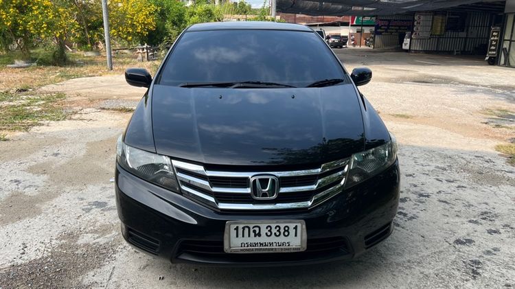 Honda City 2012 1.5 V CNG Sedan เบนซิน NGV เกียร์อัตโนมัติ ดำ รูปที่ 3