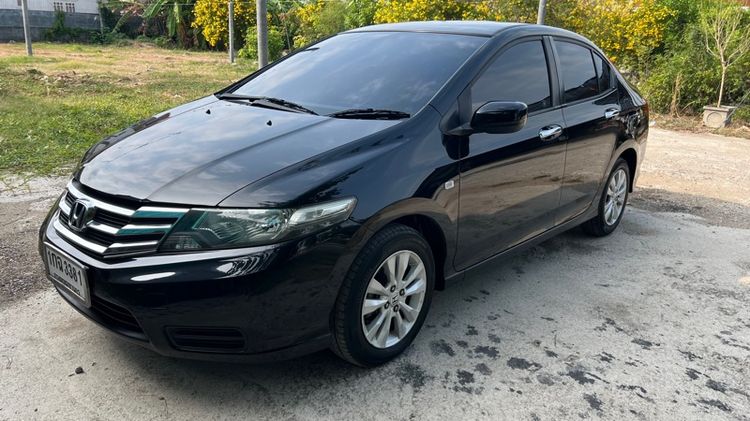 Honda City 2012 1.5 V CNG Sedan เบนซิน NGV เกียร์อัตโนมัติ ดำ รูปที่ 2