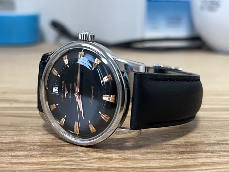 ขาย  Longines conquest automatic Swiss Made L1.611.4.  กล่องใบครบครับ  รูปที่ 5