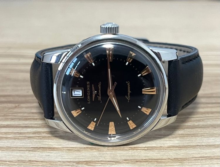 ขาย  Longines conquest automatic Swiss Made L1.611.4.  กล่องใบครบครับ  รูปที่ 4