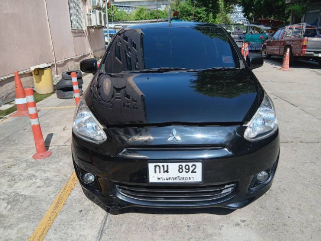 Mitsubishi Mirage 2013 1.2 GLS Sedan เบนซิน ไม่ติดแก๊ส เกียร์อัตโนมัติ ดำ