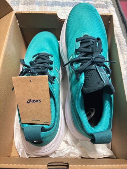 ผู้ชาย เขียว รองเท้าวิ่ง ASICS nimbus 27