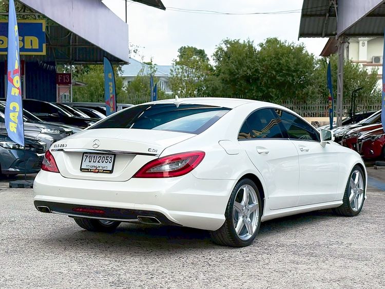 Mercedes-Benz CLS-Class 2012 CLS250 CDI Sedan ดีเซล ไม่ติดแก๊ส เกียร์อัตโนมัติ ขาว รูปที่ 3