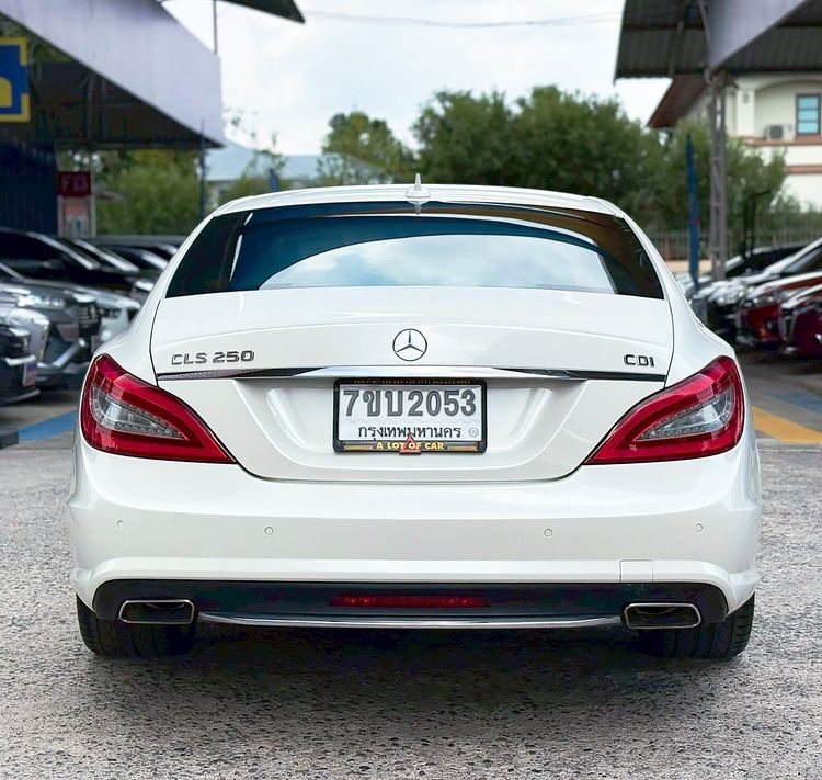 Mercedes-Benz CLS-Class 2012 CLS250 CDI Sedan ดีเซล ไม่ติดแก๊ส เกียร์อัตโนมัติ ขาว รูปที่ 4