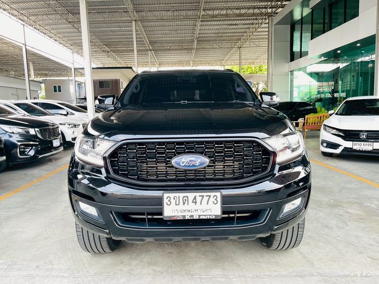 Ford Everest 2022 2.0 Titanium Sport Utility-car ดีเซล ไม่ติดแก๊ส เกียร์อัตโนมัติ ดำ รูปที่ 2