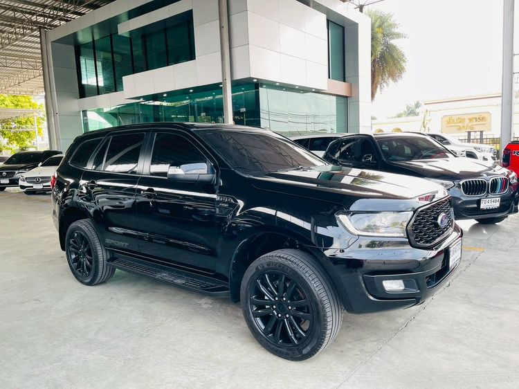 Ford Everest 2022 2.0 Titanium Sport Utility-car ดีเซล ไม่ติดแก๊ส เกียร์อัตโนมัติ ดำ รูปที่ 3