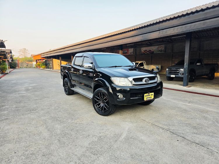 Toyota Hilux Vigo 2009 3.0 G 4X4 VN Turbo Pickup ดีเซล ไม่ติดแก๊ส เกียร์ธรรมดา ดำ