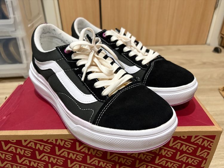ดำ ผ้าใบ รองเท้าผ้าใบ UK 9.5 | EU 44 | US 10 อื่นๆ Vans Overt old skool Comfycush