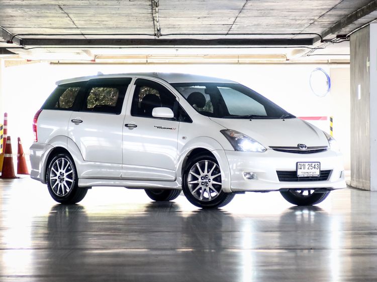 Toyota Wish 2008 2.0 Q Sport Touring II Utility-car เบนซิน ไม่ติดแก๊ส เกียร์อัตโนมัติ ขาว