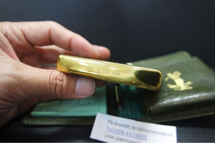 ชุดสมุดจดสกอร์กอล์ฟพร้อมขวดพก (Hip Flask) งานวินเทจ  รูปที่ 4