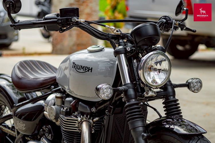 Triumph Bonneville Bobber1200 ปี2017 เจ้าของเดียว วิ่ง23,000km. รูปที่ 8