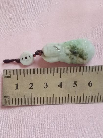🌿เจ้าแม่กวนอิม หยกแท้ (องค์สูง 3.8 ซม.)🌿 รูปที่ 7
