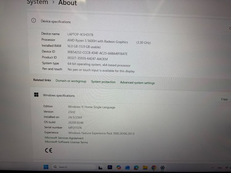 ‼️ขายด่วน Lenovo IdeaPad Gaming 3 รูปที่ 11
