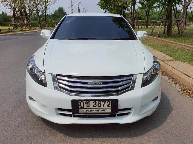 Honda Accord 2010 2.0 EL Sedan เบนซิน LPG เกียร์อัตโนมัติ ขาว รูปที่ 3