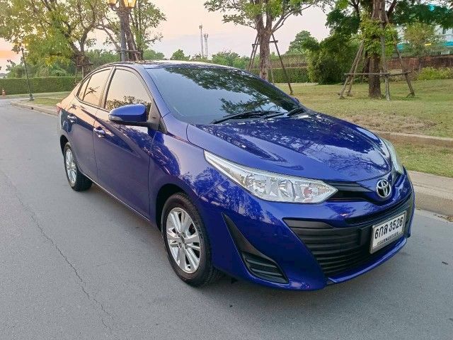 Toyota Yaris ATIV 2017 1.2 E Sedan เบนซิน ไม่ติดแก๊ส เกียร์อัตโนมัติ น้ำเงิน