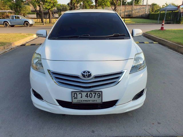 Toyota Vios 2010 1.5 E Sedan เบนซิน ไม่ติดแก๊ส เกียร์อัตโนมัติ ขาว รูปที่ 4