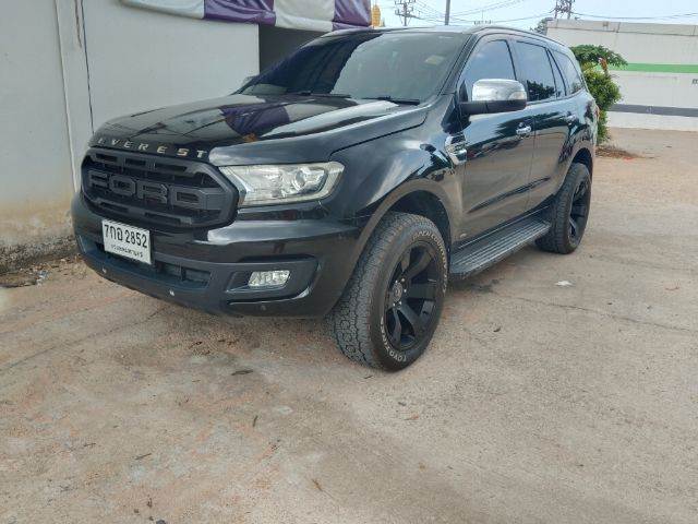 Ford Everest 2018 2.2 Titanium Utility-car ดีเซล ไม่ติดแก๊ส เกียร์อัตโนมัติ ดำ รูปที่ 3