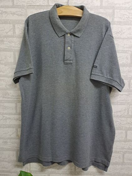 เสื้อยืดคอปกแขนสั้นสีเทา แบรนด์ Giordano‼️ รูปที่ 2