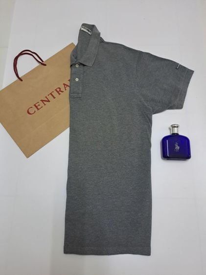 เสื้อยืดคอปกแขนสั้นสีเทา แบรนด์ Giordano‼️ รูปที่ 4