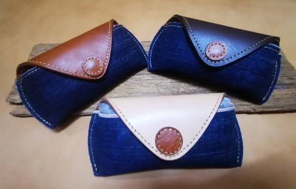 กล่องใส่แว่นหนังแท้​ Handmade