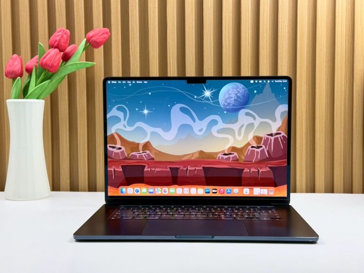 Apple แมค โอเอส 8 กิกะไบต์ อื่นๆ ไม่ใช่ MacBook Air 15-inch M2 2023 Ram8GB SSD256GB Midnight