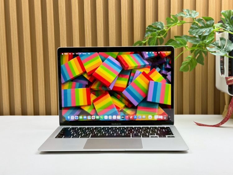 Apple แมค โอเอส 8 กิกะไบต์ อื่นๆ ไม่ใช่ MacBook Air 13-inch M1,2020 Ram8GB SSD256GB Silver