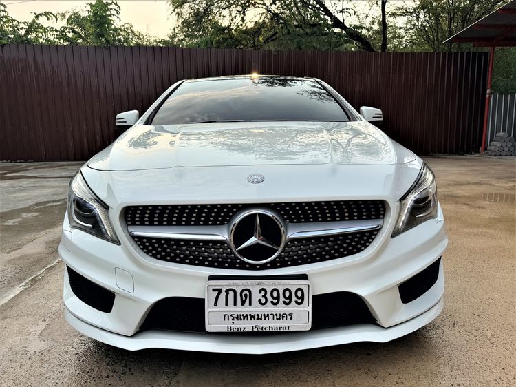 Mercedes-Benz CLA-Class 2014 CLA250 AMG Sedan เบนซิน ไม่ติดแก๊ส เกียร์อัตโนมัติ ขาว รูปที่ 2