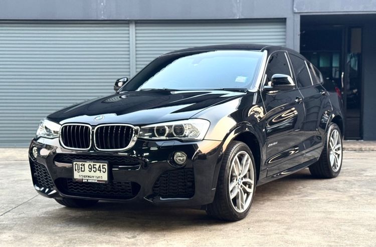 รถ BMW X4 2.0 xDrive20d M Sport 4WD สี ดำ