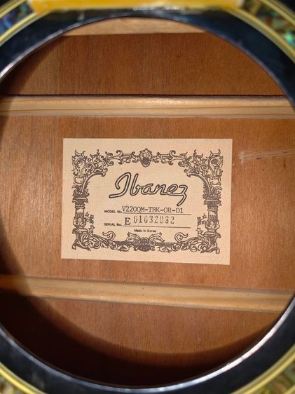 กีตาร์ Ibanez รุ่น V220QM + Acoustic Guitar Hardcase รูปที่ 4