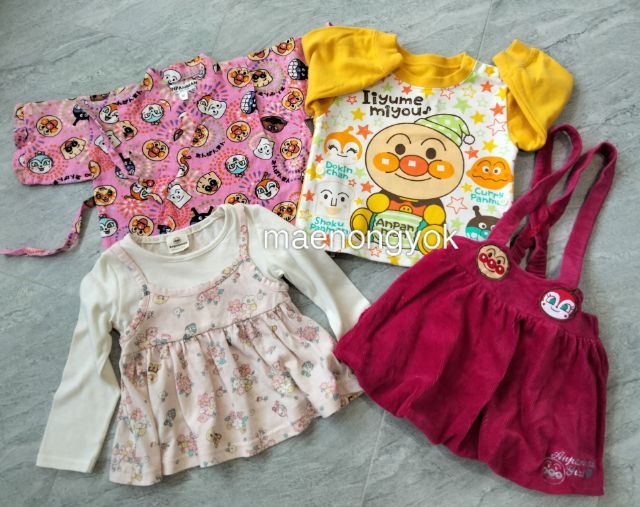 หญิง สินค้าเด็กมือสองเสื้อผ้า,เอี๊ยม,กระโปรงอันปังแมน