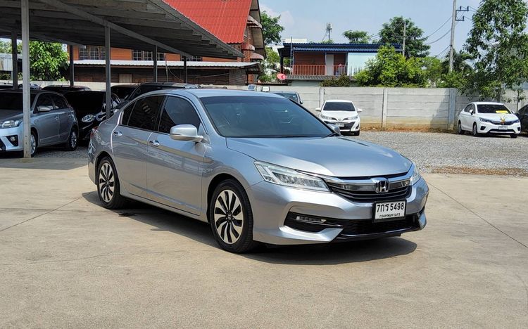 Honda Accord 2018 2.0 e:HEV EL Sedan ไฮบริด ไม่ติดแก๊ส เกียร์อัตโนมัติ บรอนซ์เงิน รูปที่ 3