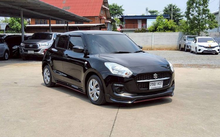 Suzuki Swift 2022 1.2 GL Plus Sedan เบนซิน ไม่ติดแก๊ส เกียร์อัตโนมัติ ดำ รูปที่ 3