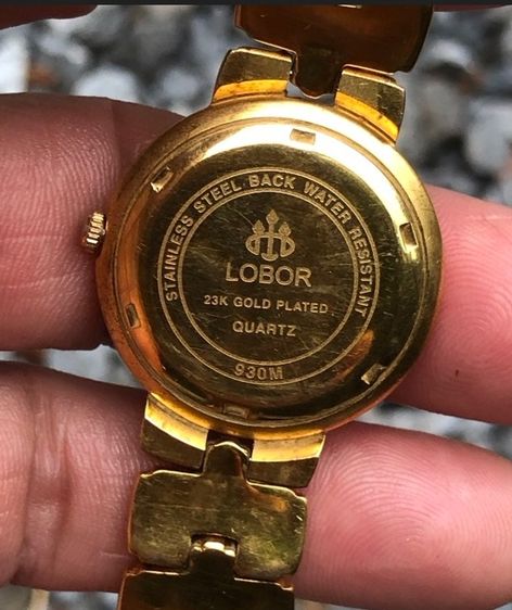 นาฬิกา LOBOR 23 K GOLD PLATED หลักโรมัน รูปที่ 10