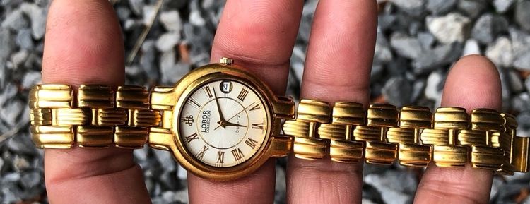 นาฬิกา LOBOR 23 K GOLD PLATED หลักโรมัน รูปที่ 11