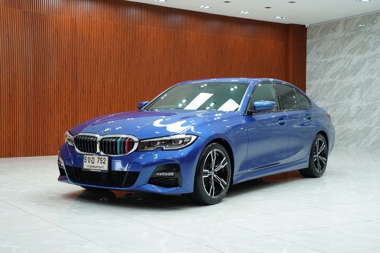 BMW Series 3 2020 320d Sedan ดีเซล เกียร์อัตโนมัติ น้ำเงิน รูปที่ 3