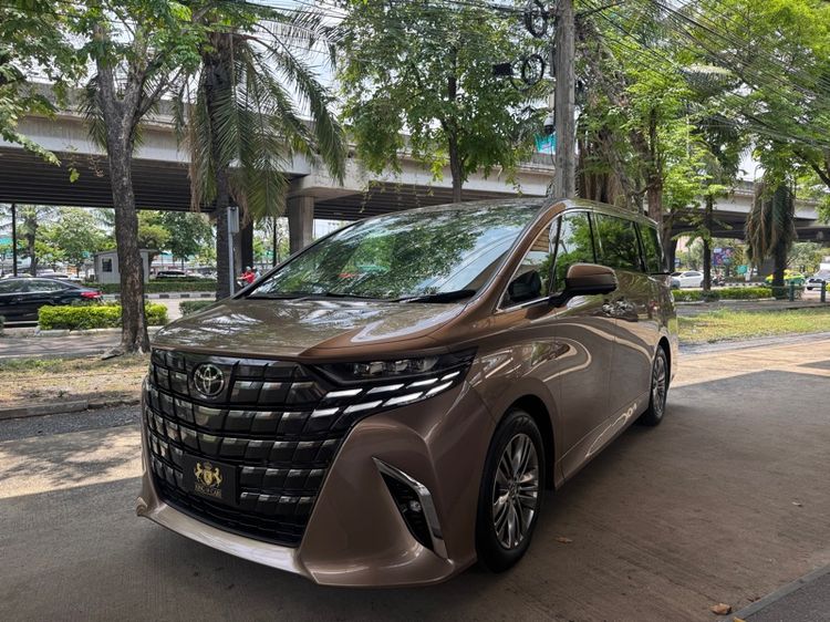 รถ Toyota Alphard 2.5 สี ทอง