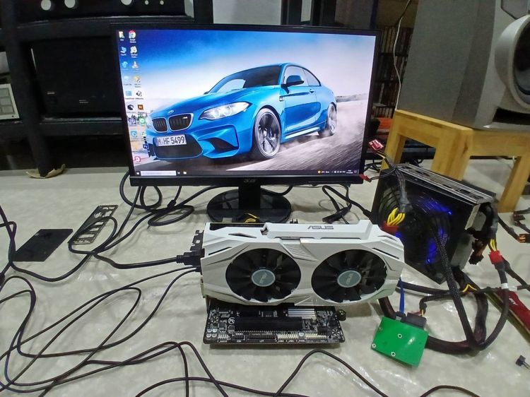 ขายการ์ดจอASUS GTX1060 6G DDR5 192bits ใช้ไฟเลี้ยง 6พิน ใช้งานได้ปกติ  รูปที่ 2