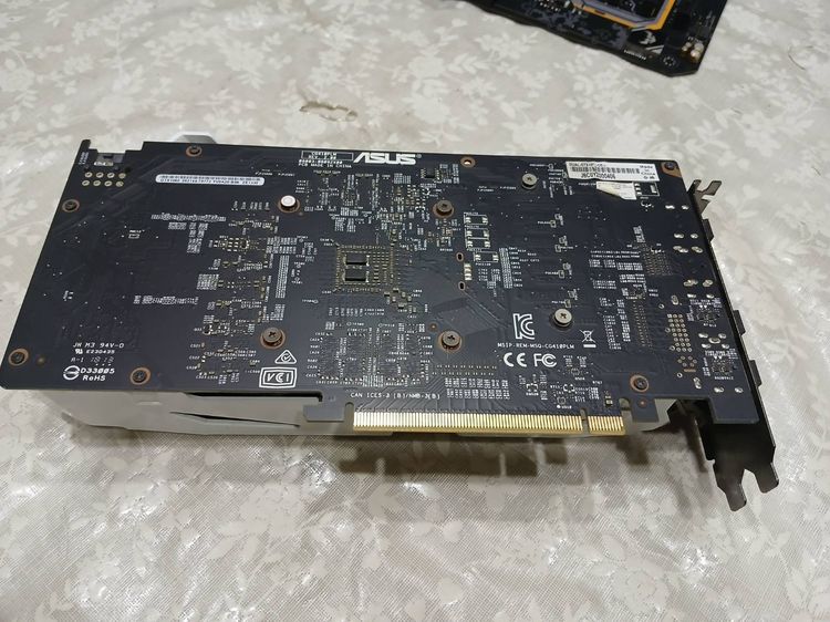 ขายการ์ดจอASUS GTX1060 6G DDR5 192bits ใช้ไฟเลี้ยง 6พิน ใช้งานได้ปกติ  รูปที่ 5