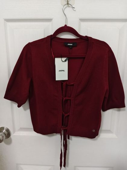 เสื้อคร๊อป Jaspal สีเลือดหมู ไซL อก 38 นิ้ว