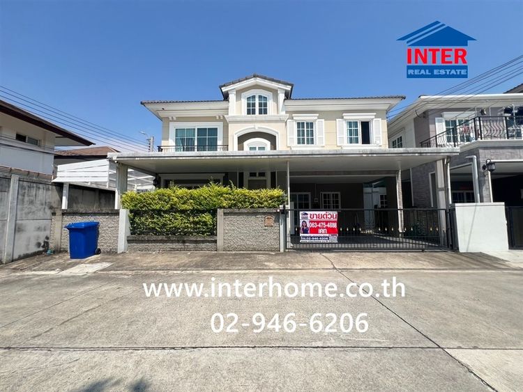 บ้านเดี่ยว 2 ชั้น 41.6 ตร.ว. หมู่บ้านโกลเด้นนีโอ สาทร ใกล้ BTSสถานีวุฒากาศ ถนนกัลปพฤกษ์ ถนนราชพฤกษ์ ถนนกาญจนาภิเษก เขตจอมทอง กรุงเทพมหานคร
