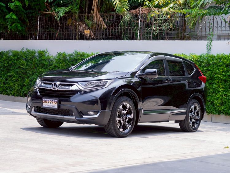 Honda CR-V 2017 2.4 EL 4WD Utility-car เบนซิน ไม่ติดแก๊ส เกียร์อัตโนมัติ ดำ รูปที่ 3